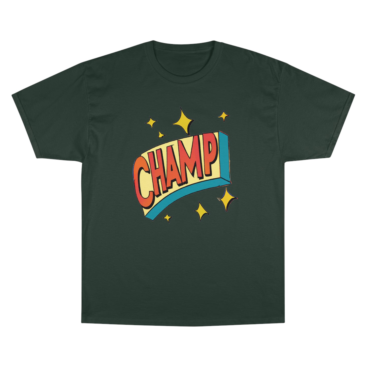 CHAMP Logo 1930's Style Cartoon Art - AI Art - Champion T-Shirt