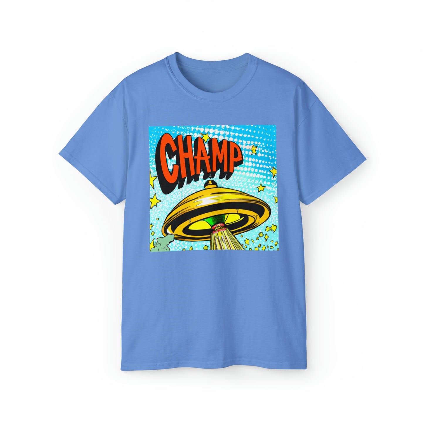 CHAMP UFO 23 - 1930's Style Comic Art - AI Art - Gildan Ultra Cotton Tee