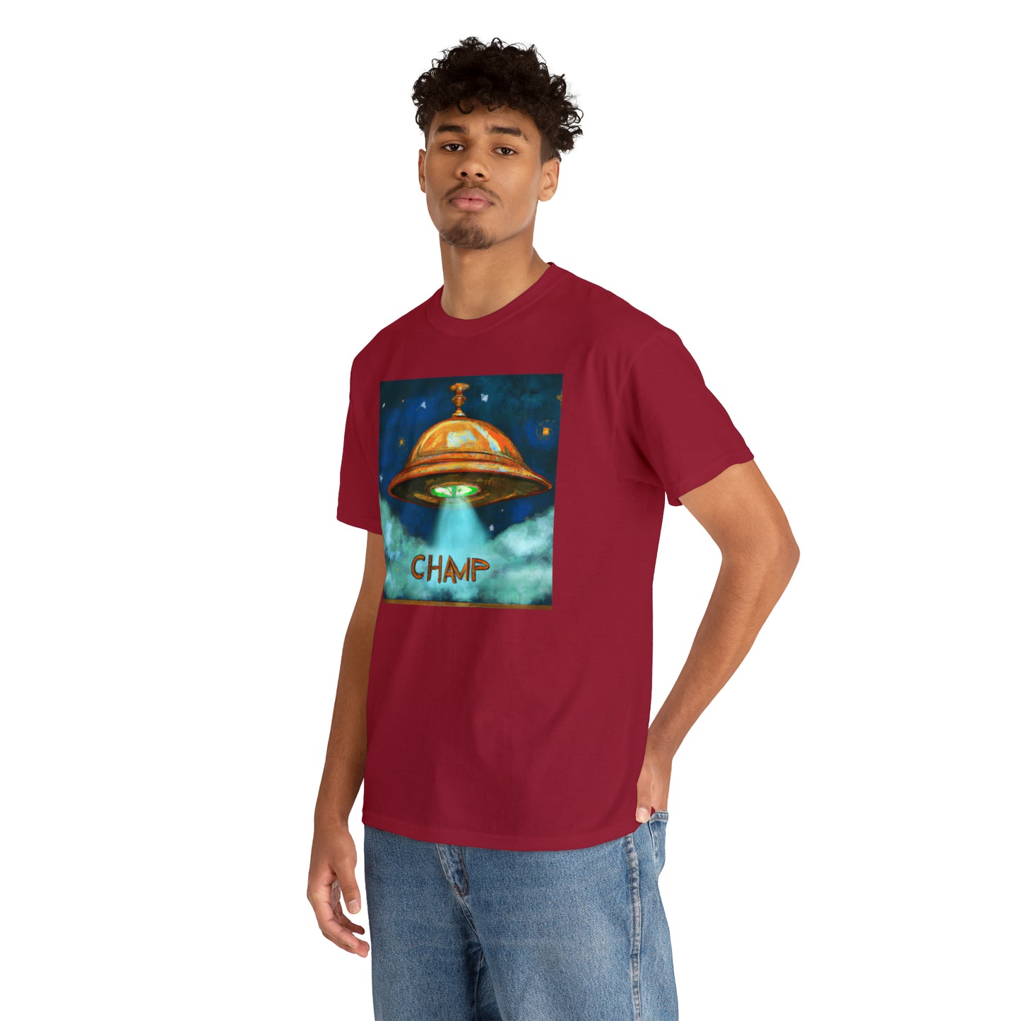 CHAMP UFO 8 - Ancient Roman Style - AI Art - Gildan Heavy Cotton Tee