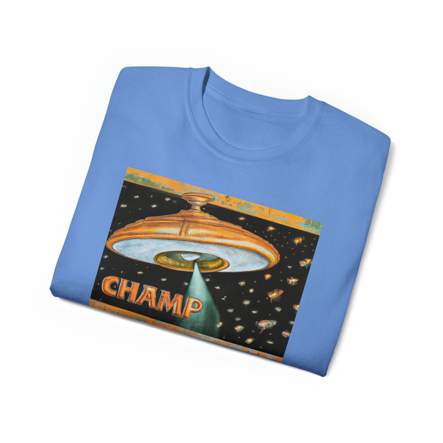 CHAMP UFO 6 - Ancient Roman Style - AI Art - Gildan Ultra Cotton Tee