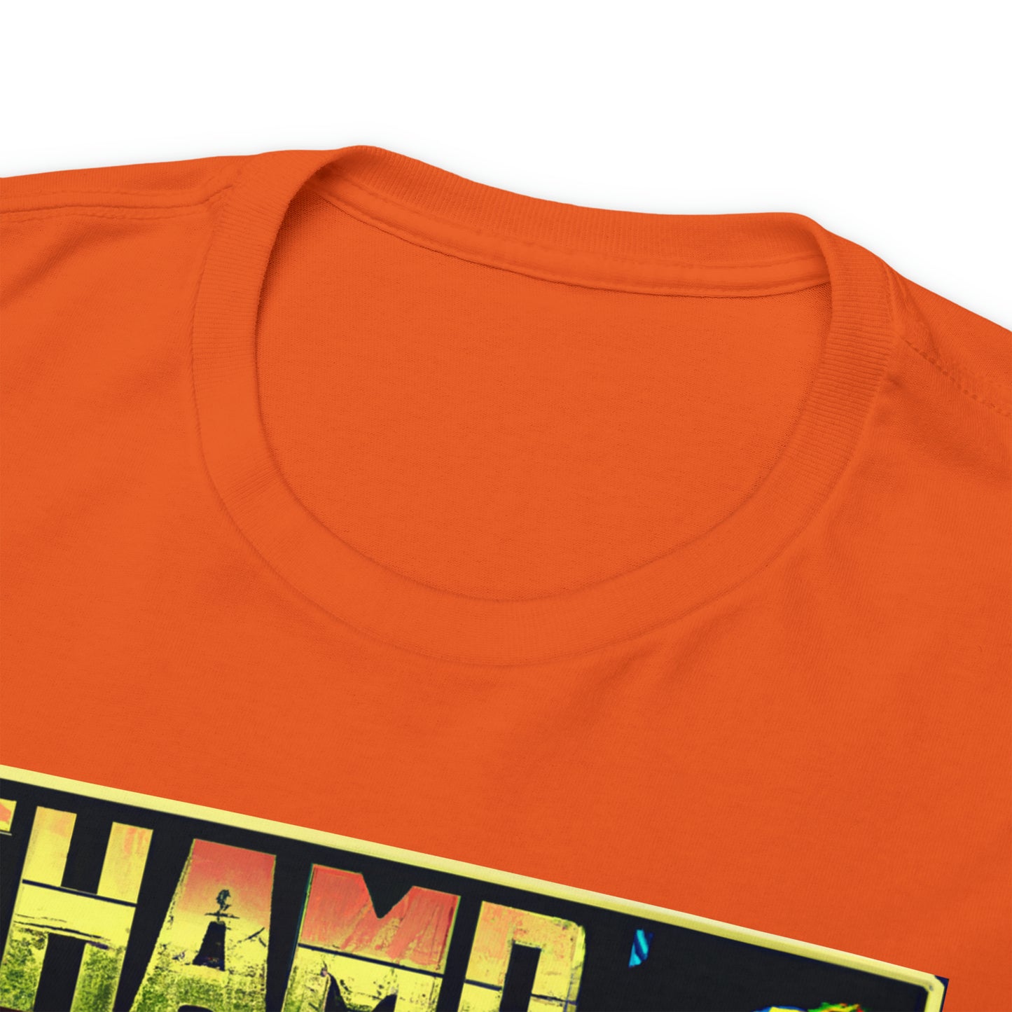 CHAMP Logo Spaceship 1 - 1980's Comic Book Style - AI Art - Gildan Heavy Cotton Tee