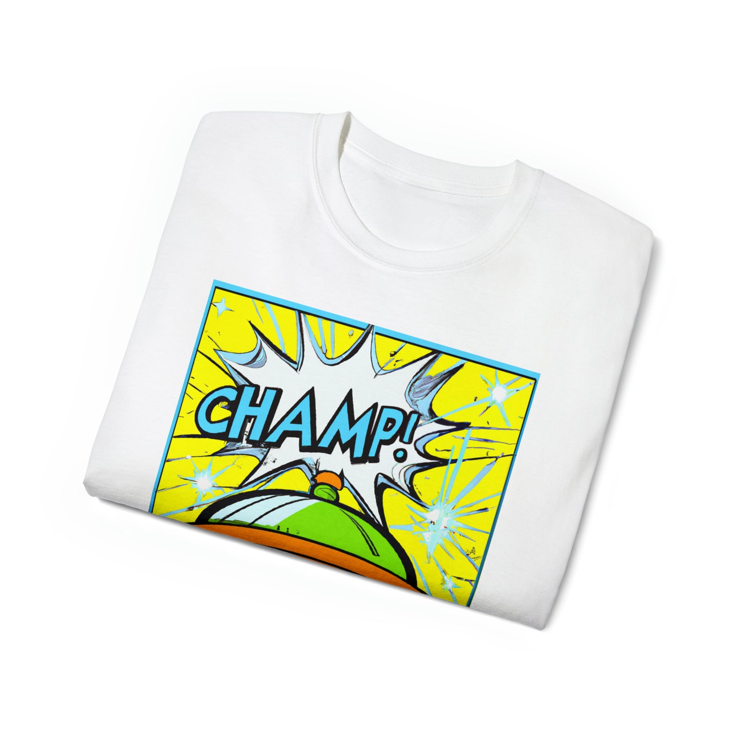 CHAMP UFO 20 - 1950's Style Comic Book Art - AI Art - Ultra Cotton Tee