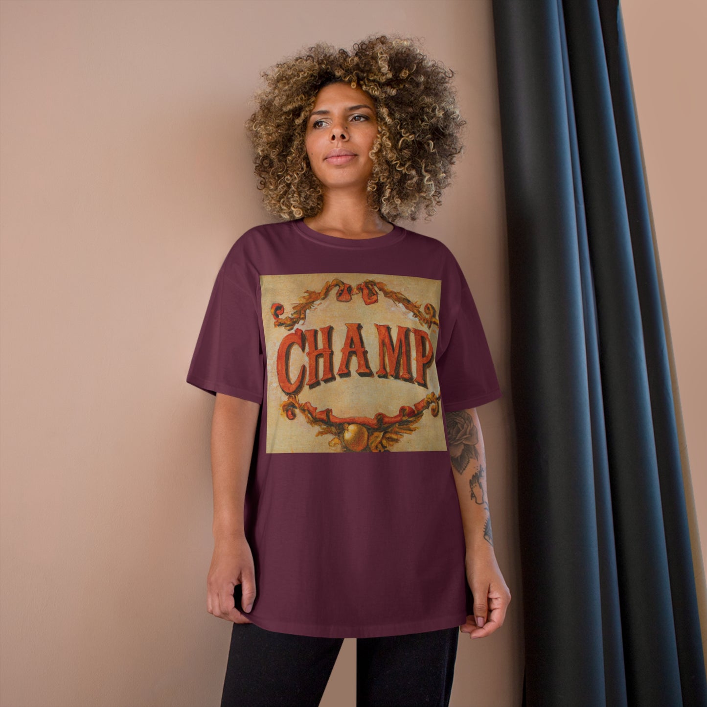 CHAMP Logo Renaissance Style - AI Art - Champion T-Shirt