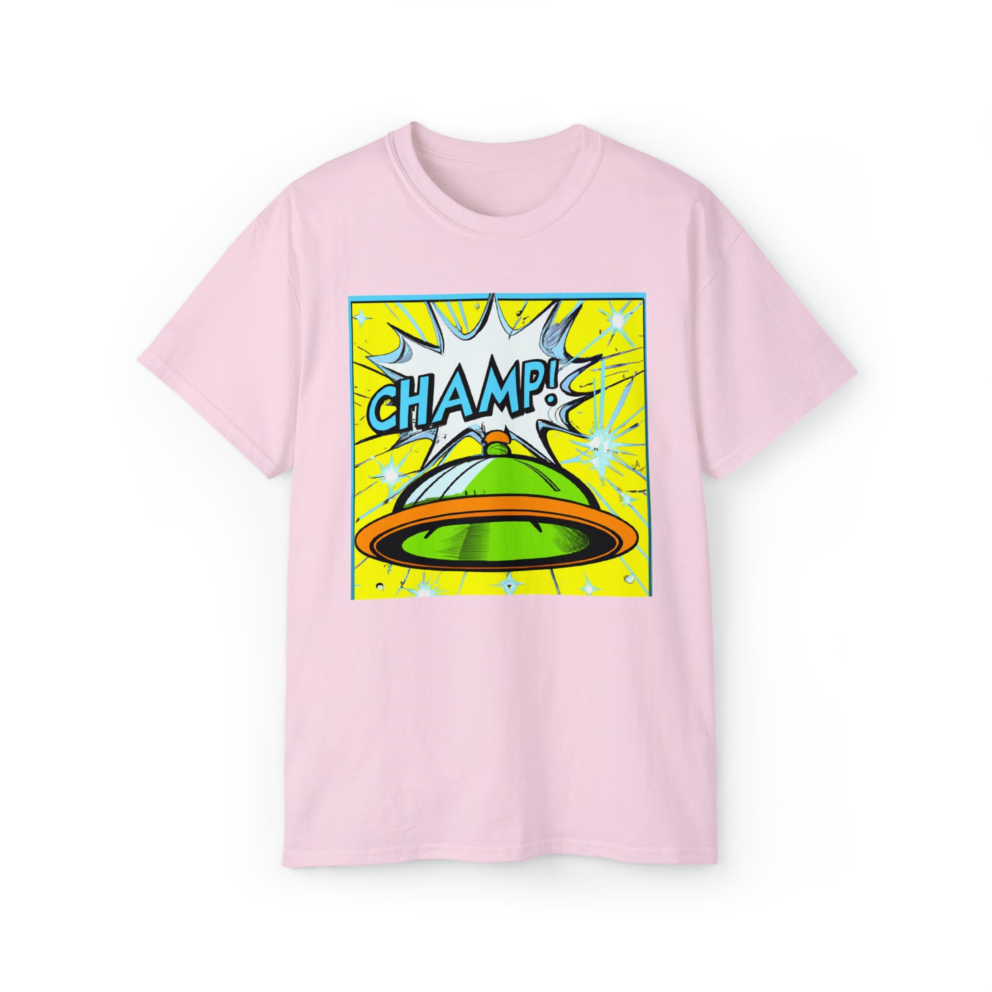 CHAMP UFO 20 - 1950's Style Comic Book Art - AI Art - Ultra Cotton Tee