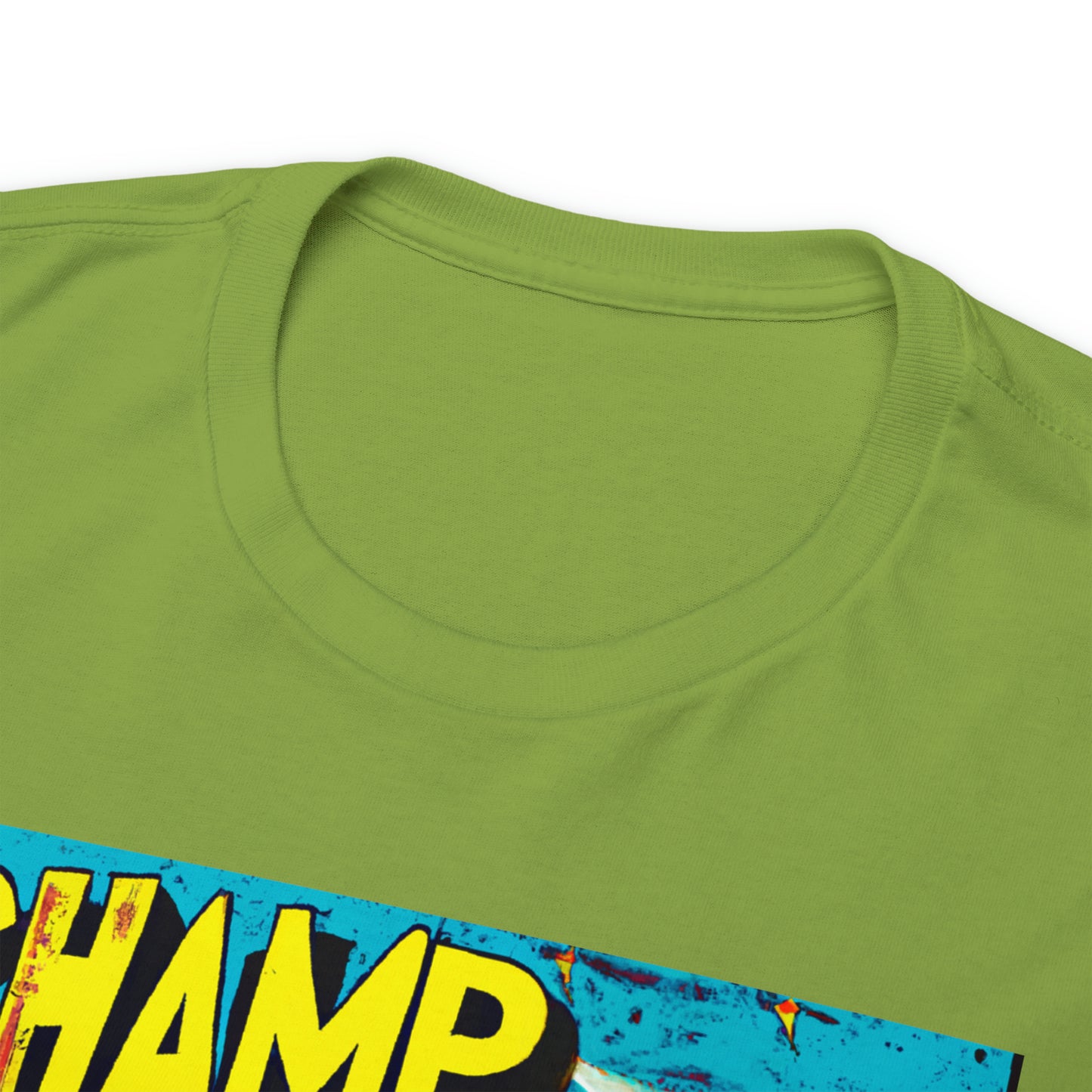 CHAMP UFO 25 - 1970's Style Comic Book Art - AI Art - Gildan Heavy Cotton Tee