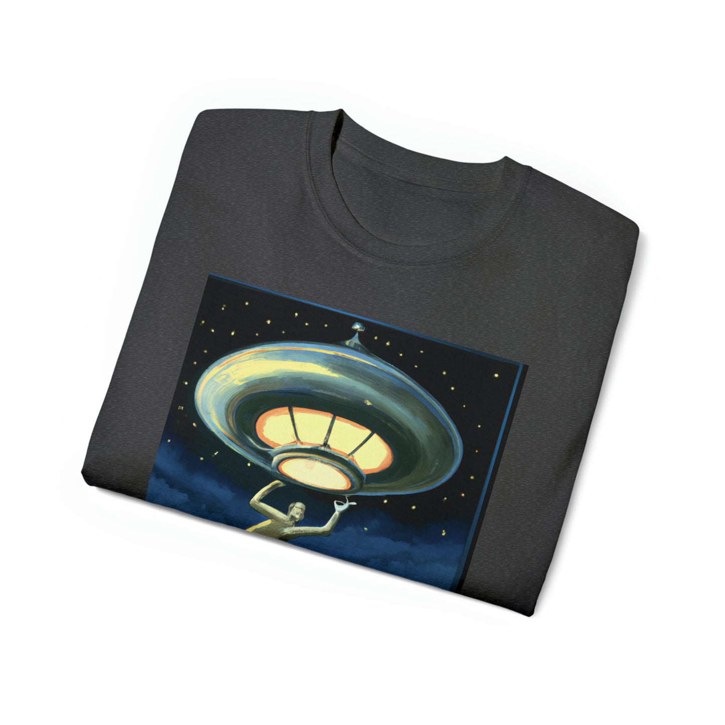 CHAMP UFO 9 - Neo-Classical Style - AI Art - Gildan Ultra Cotton Tee