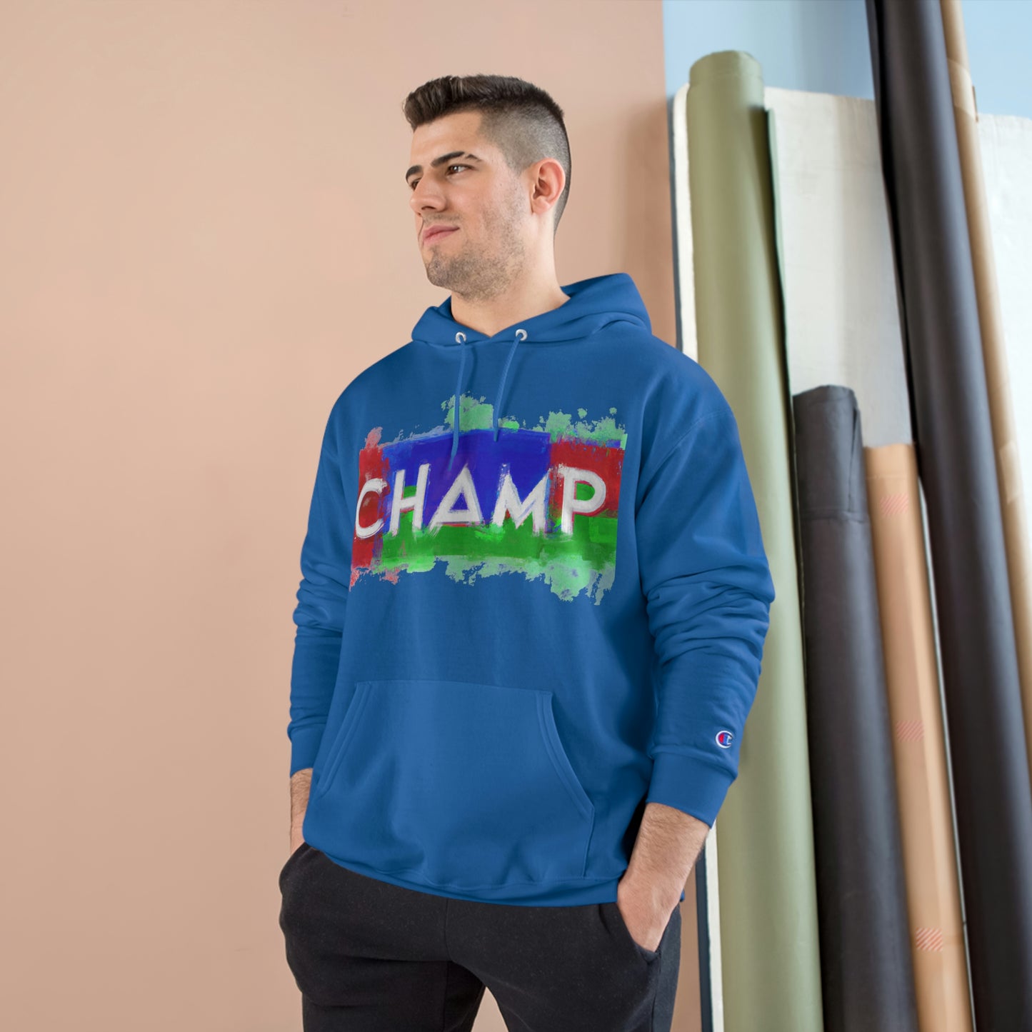 CHAMP 1 (SuperChamp logo) - Champion Hoodie