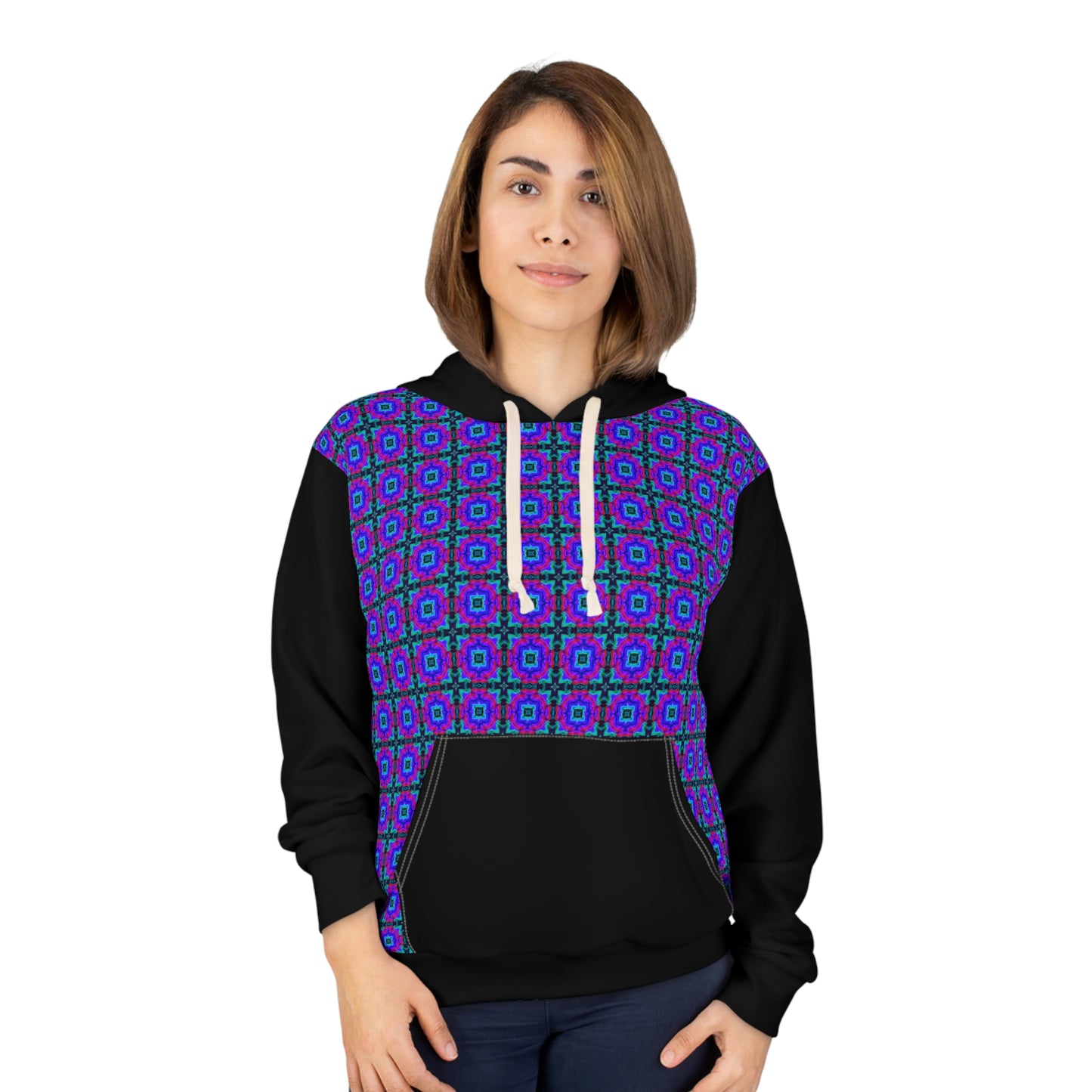 Vaporwave Purple - AI Art - Pullover Hoodie