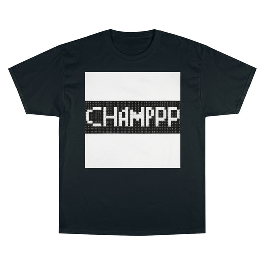 CHAMPPP Logo 11 (Pixel) - AI Art - Champion T-Shirt