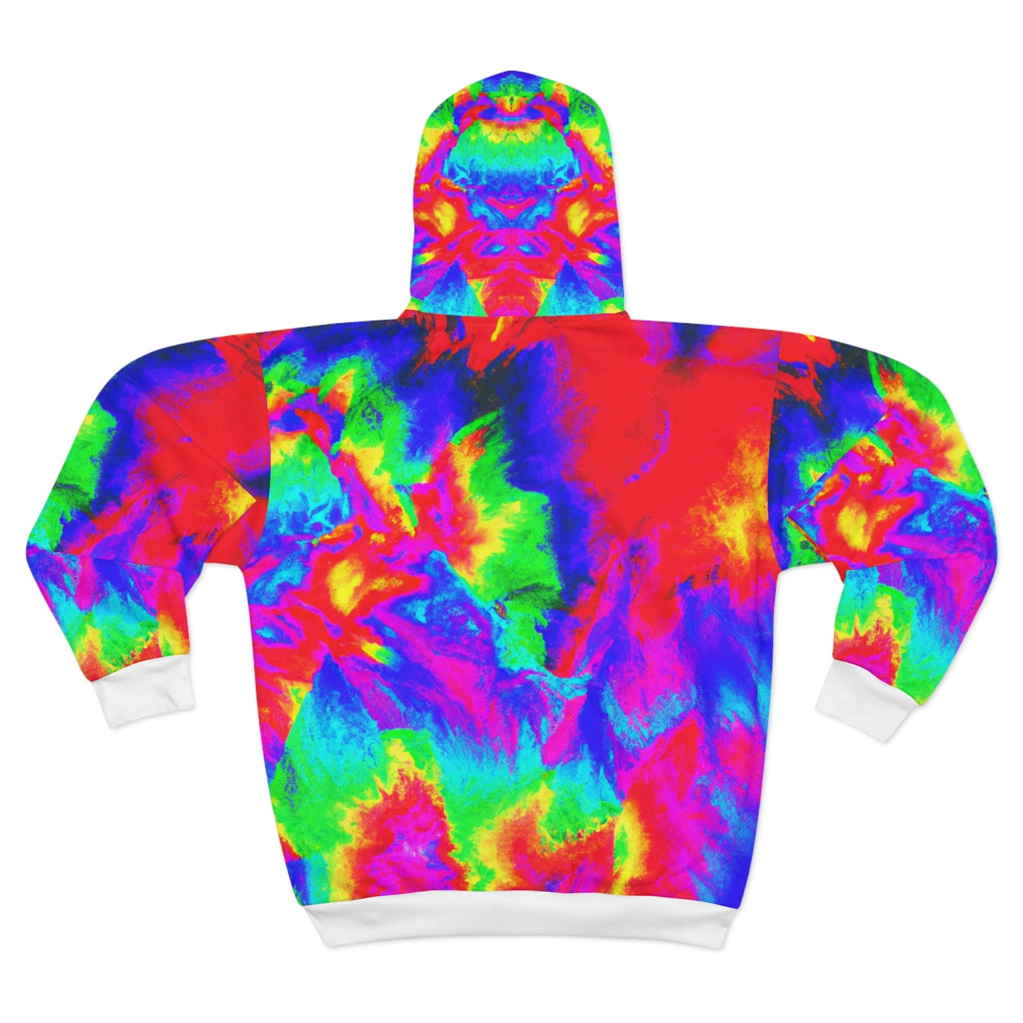 Tropical Storm Radar - AI Art - Zip Hoodie