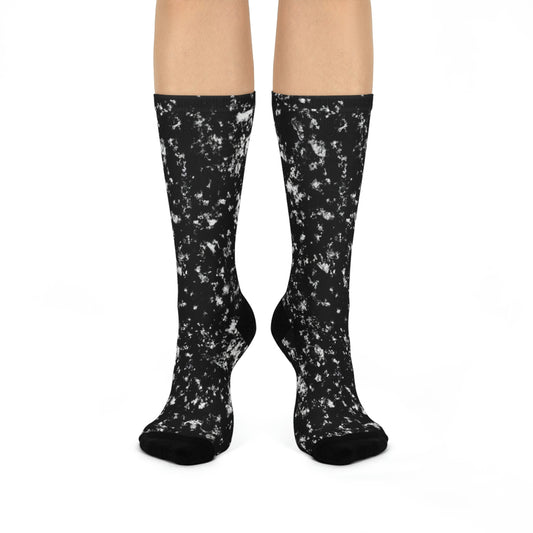 Starfield Camo - AI Art - Cushioned Crew Socks