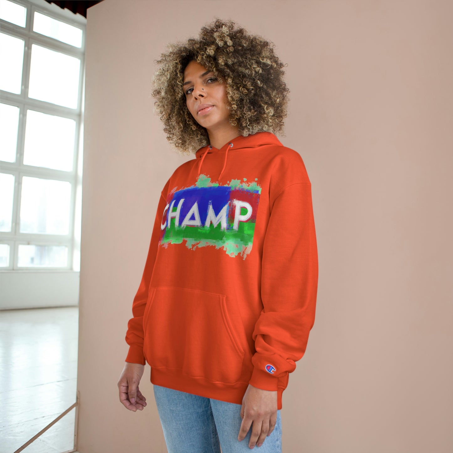 CHAMP 1 (SuperChamp logo) - Champion Hoodie