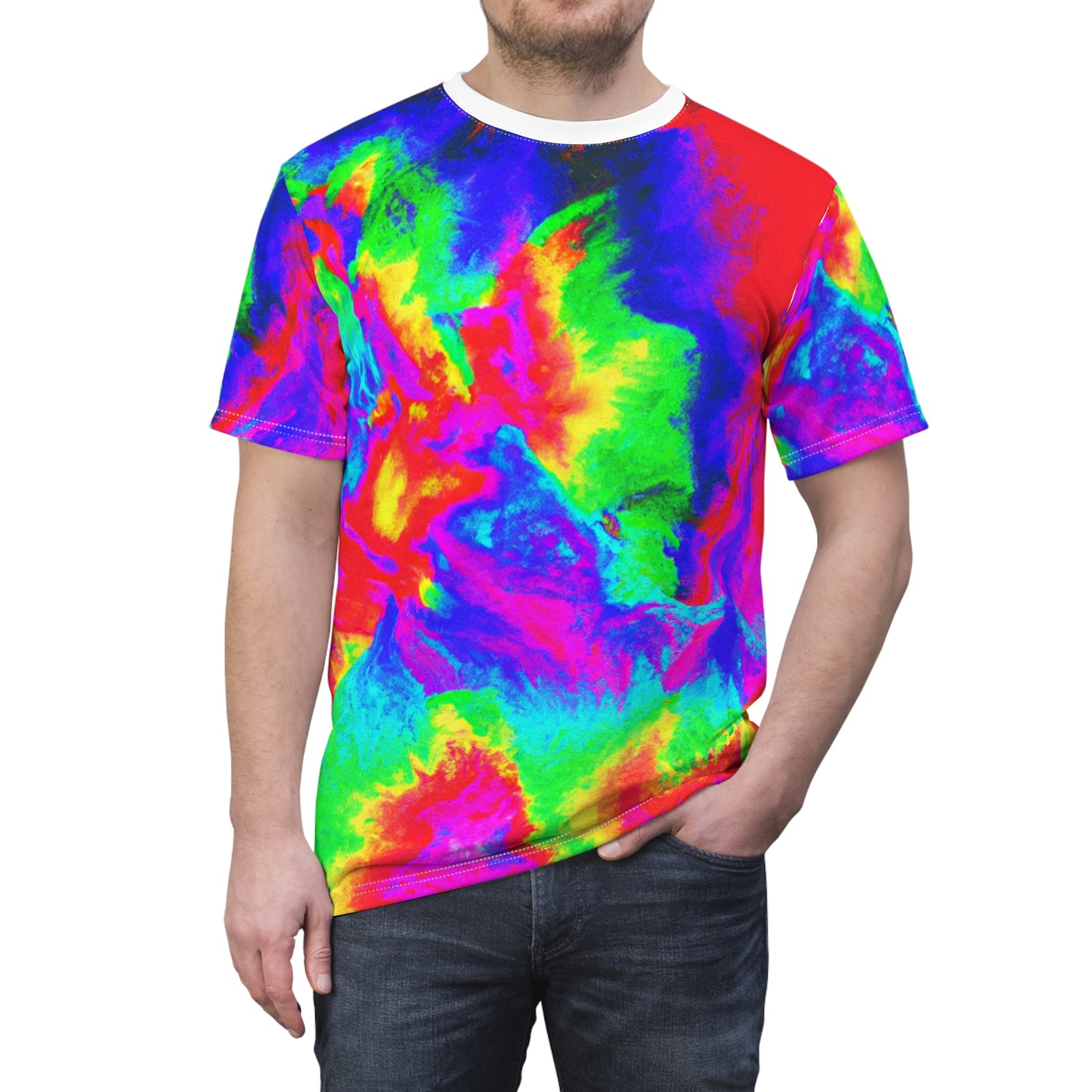 Tropical Storm Radar - AI Art - T-Shirt