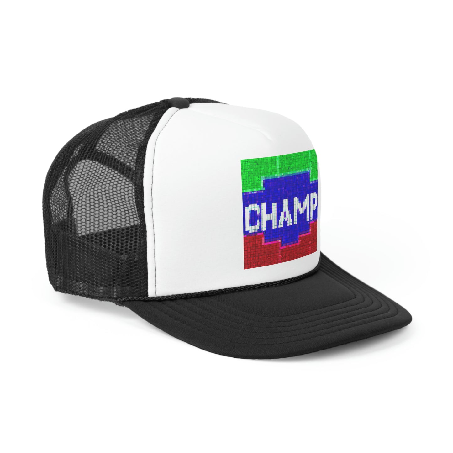 CHAMP (Alt Logo 4 Pixel) - AI Art - Trucker Hats