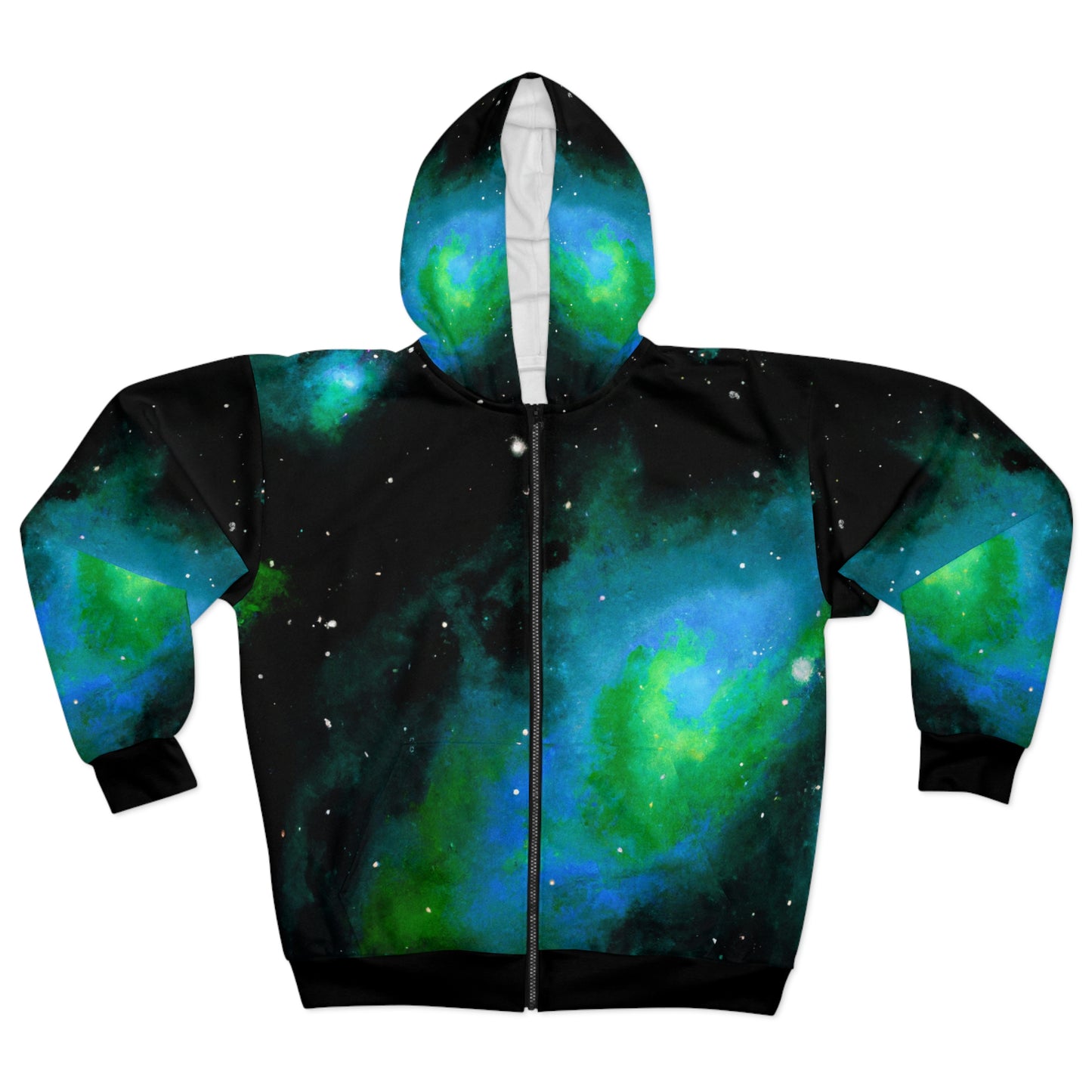 Nebula 3 - AI Art - Zip Hoodie