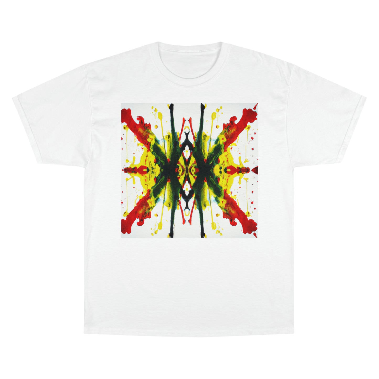 Rasta Symmetry 1 - AI Art - Champion T-Shirt