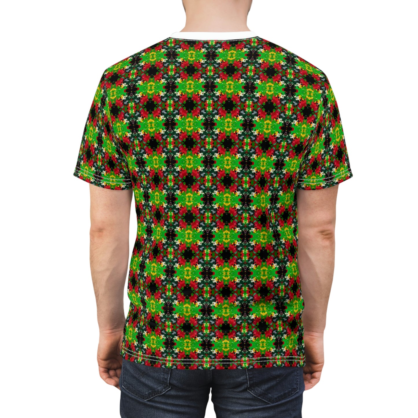 Rasta Kaleidescope 2 - AI Art - T-Shirt