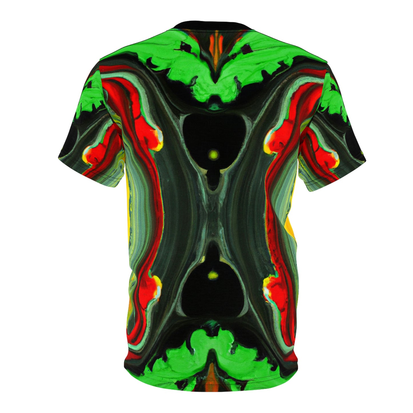 Rasta Wet Acrylic Paint - AI Art - T-Shirt