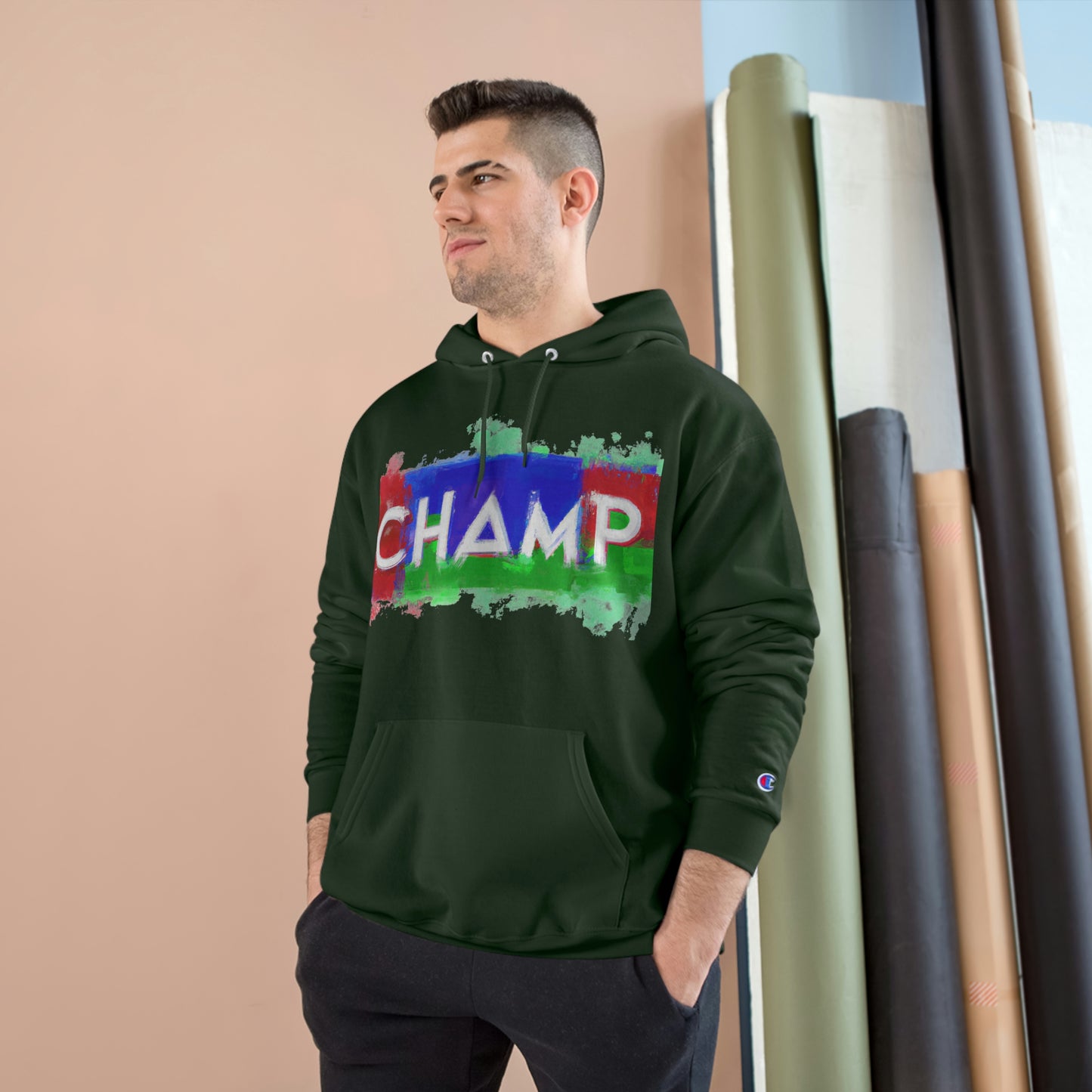 CHAMP 1 (SuperChamp logo) - Champion Hoodie