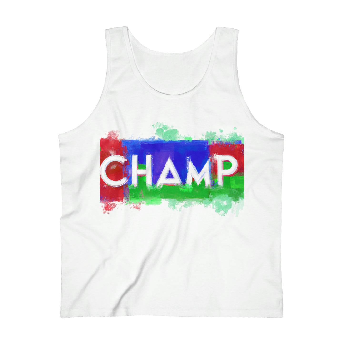 CHAMP 1 (Main Logo) - AI Art - Men's Ultra Cotton Tank Top