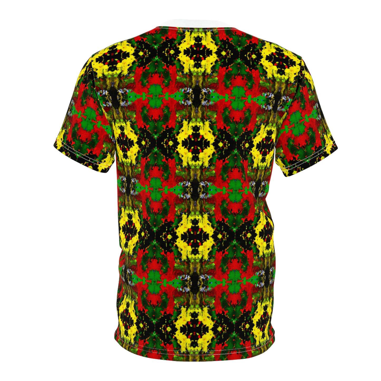 Rasta Kaleidescope 3 - AI Art - T-Shirt