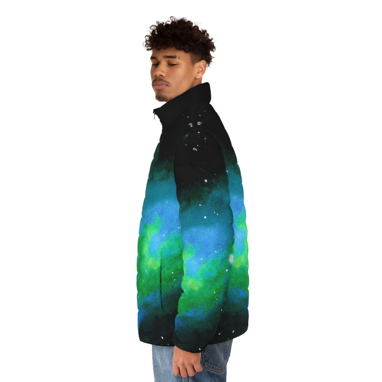 Nebula 3 Spaceballer Jacket - AI Art - Men's Puffer Jacket