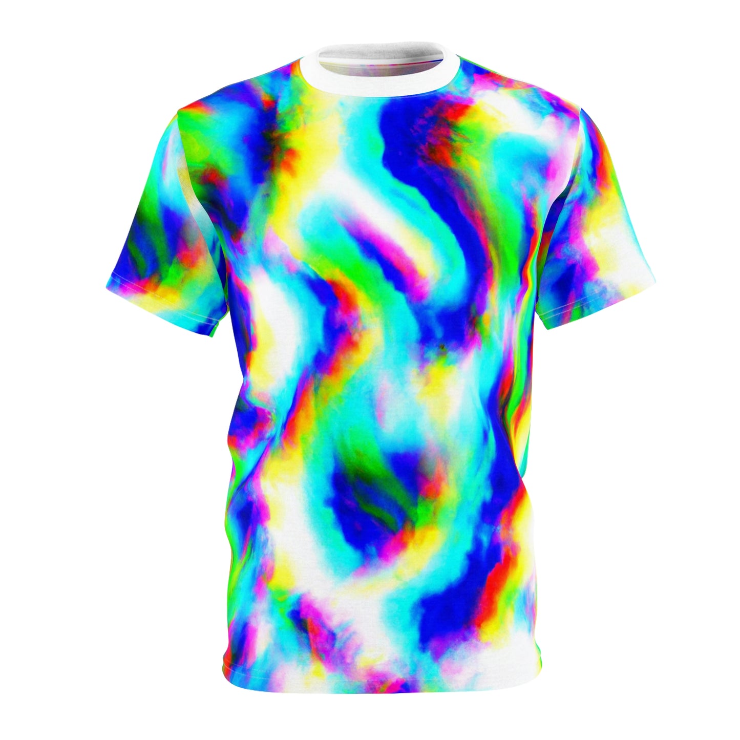 Hyperwave Tie-Dye 8 - AI Art - T-Shirt