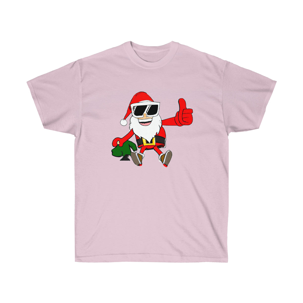 Santa Claus Macho Old Man - AI Cartoon Art - Ultra Cotton Tee