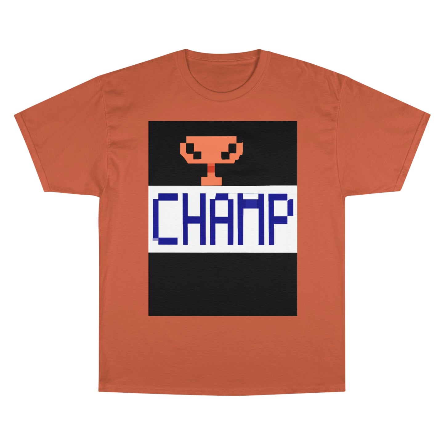 CHAMP Trophy Logo (Pixel) - AI Art - Champion T-Shirt