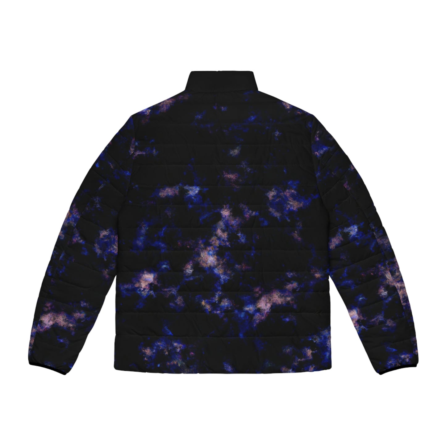 Galactic Camo Spaceballer Jacket - AI Art - Men's Puffer Jacket