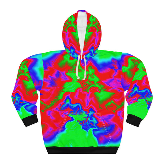 Topographical Radar - AI Art - Pullover Hoodie