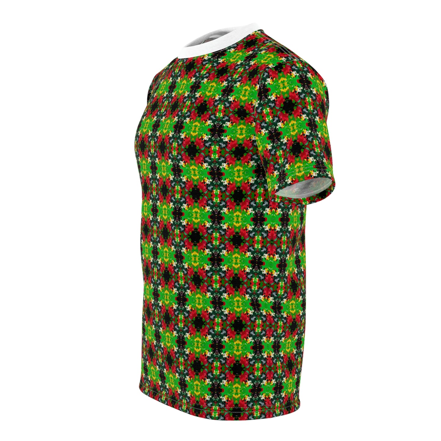 Rasta Kaleidescope 2 - AI Art - T-Shirt