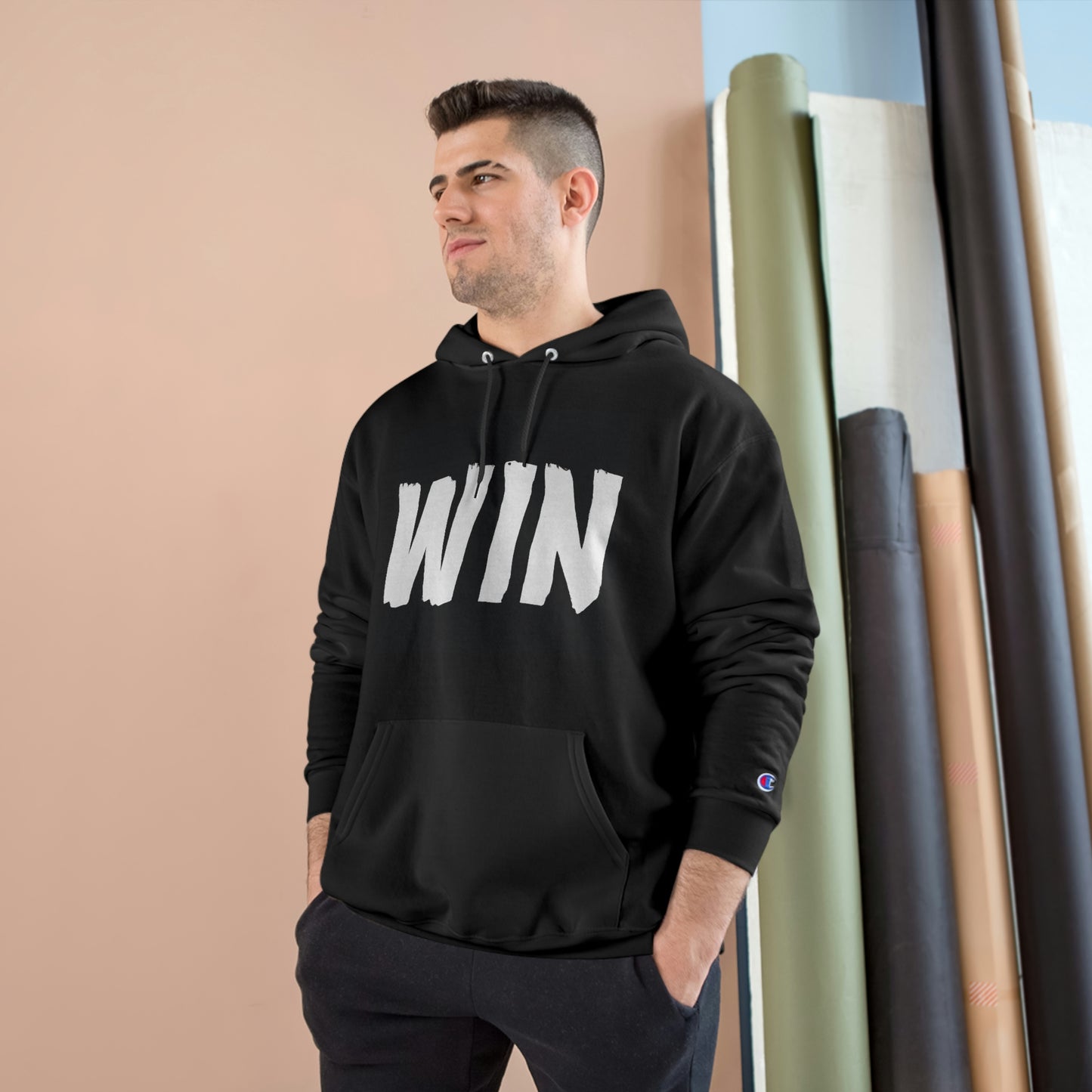 WIN - AI Art - Champion Hoodie