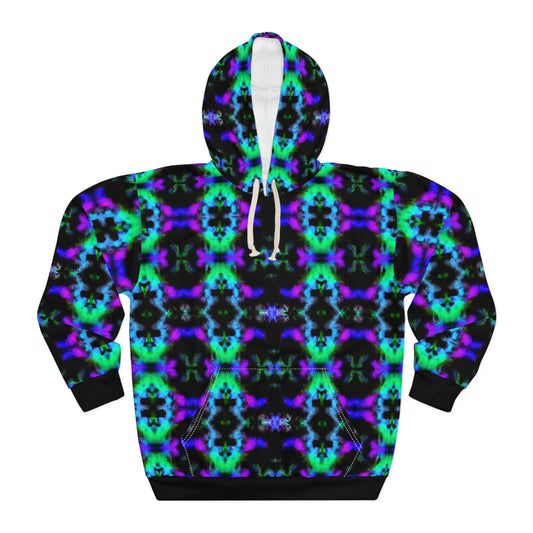 Hyperwave Fractal 4 - AI Art - Pullover Hoodie