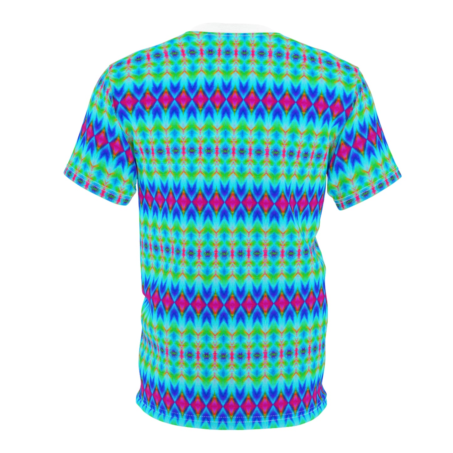 Hyperwave Argyle 1 - AI Art - T-Shirt