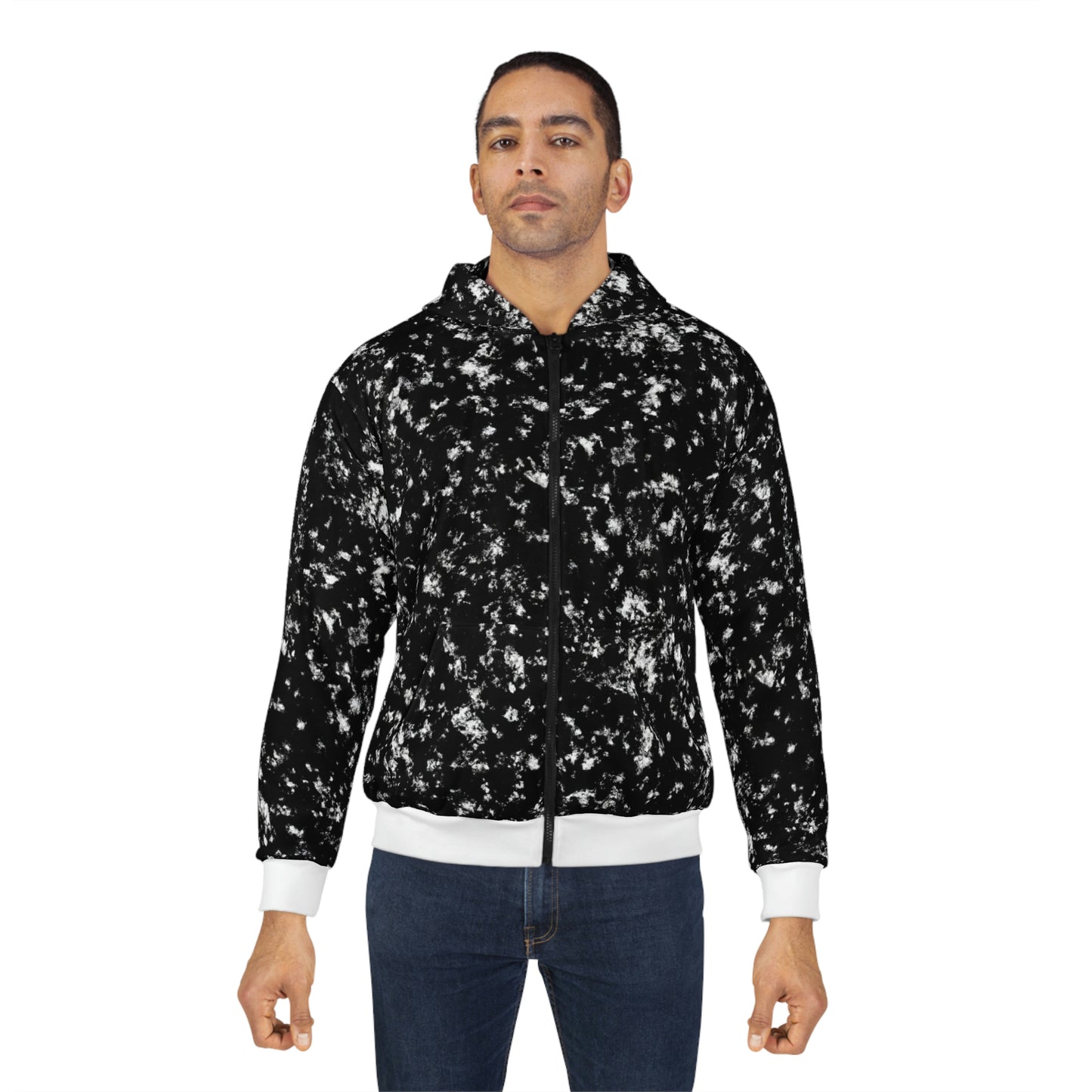 Starfield Camo - AI Art - Zip Hoodie