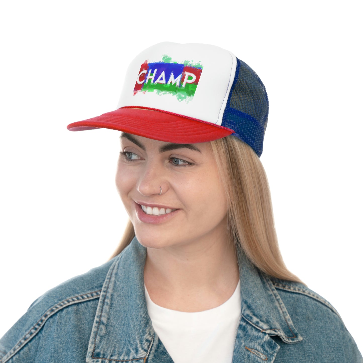 CHAMP 1 (SuperChamp Logo) - OG Style Trucker Hats