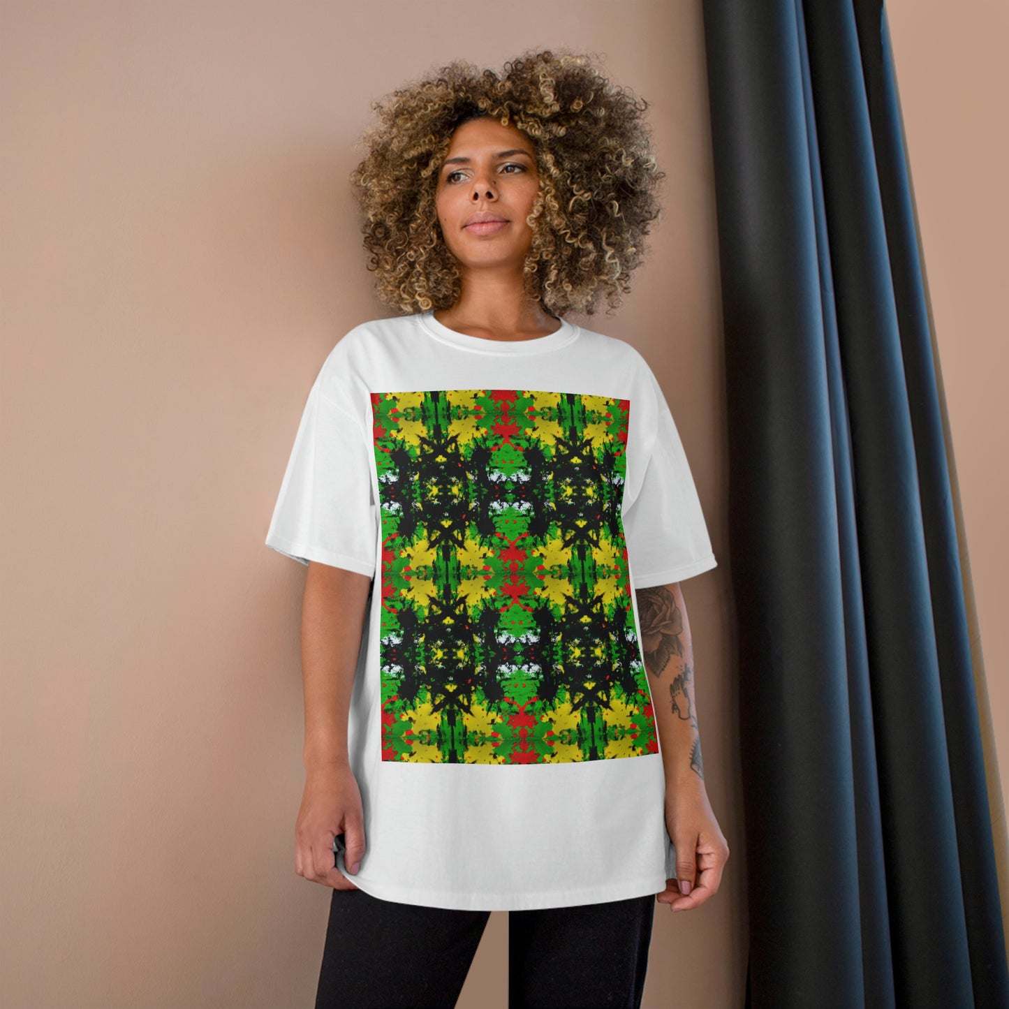 Rasta Star 1 - AI Art - Champion T-Shirt