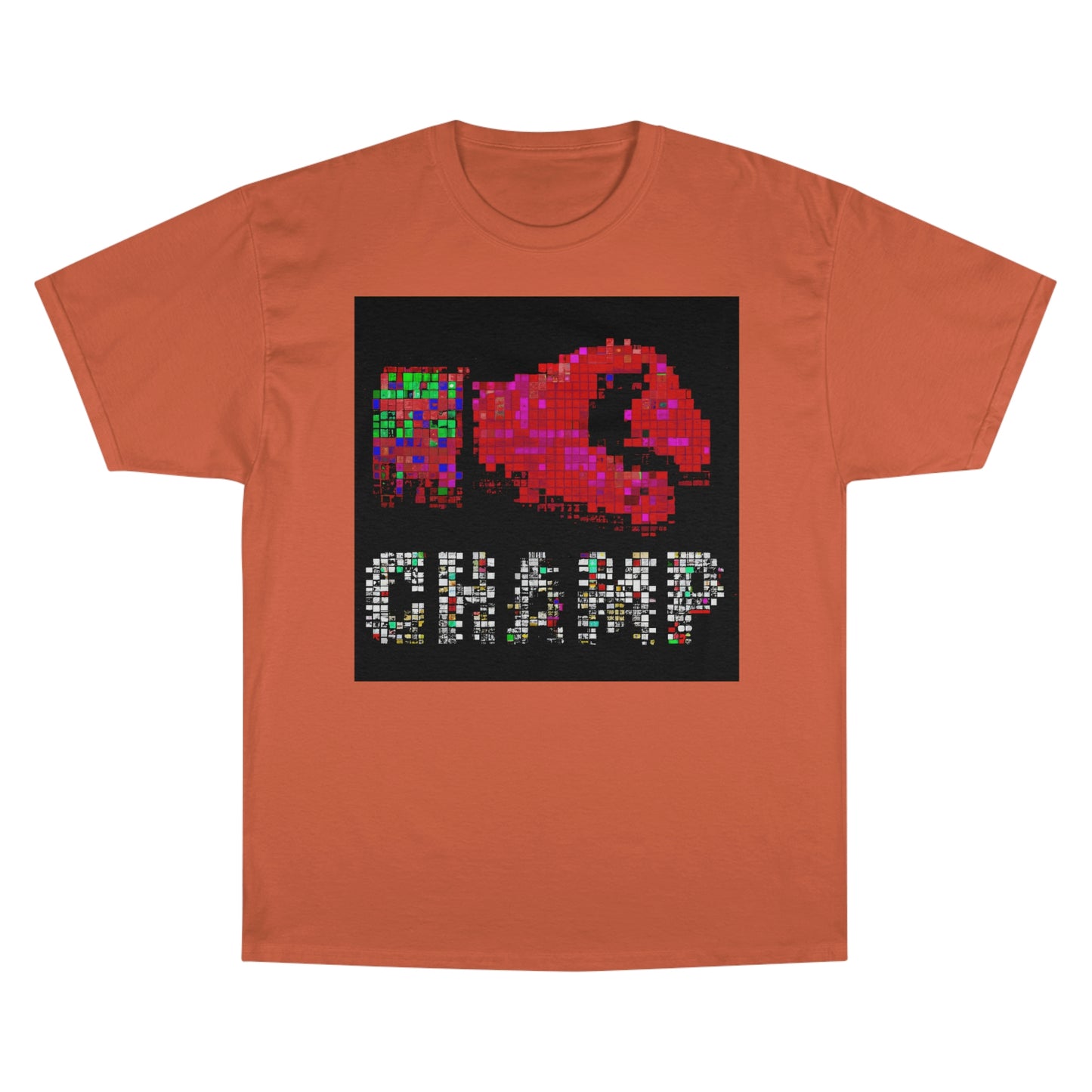 CHAMP (Alt Logo 3 Pixel) - AI Art - Champion T-Shirt