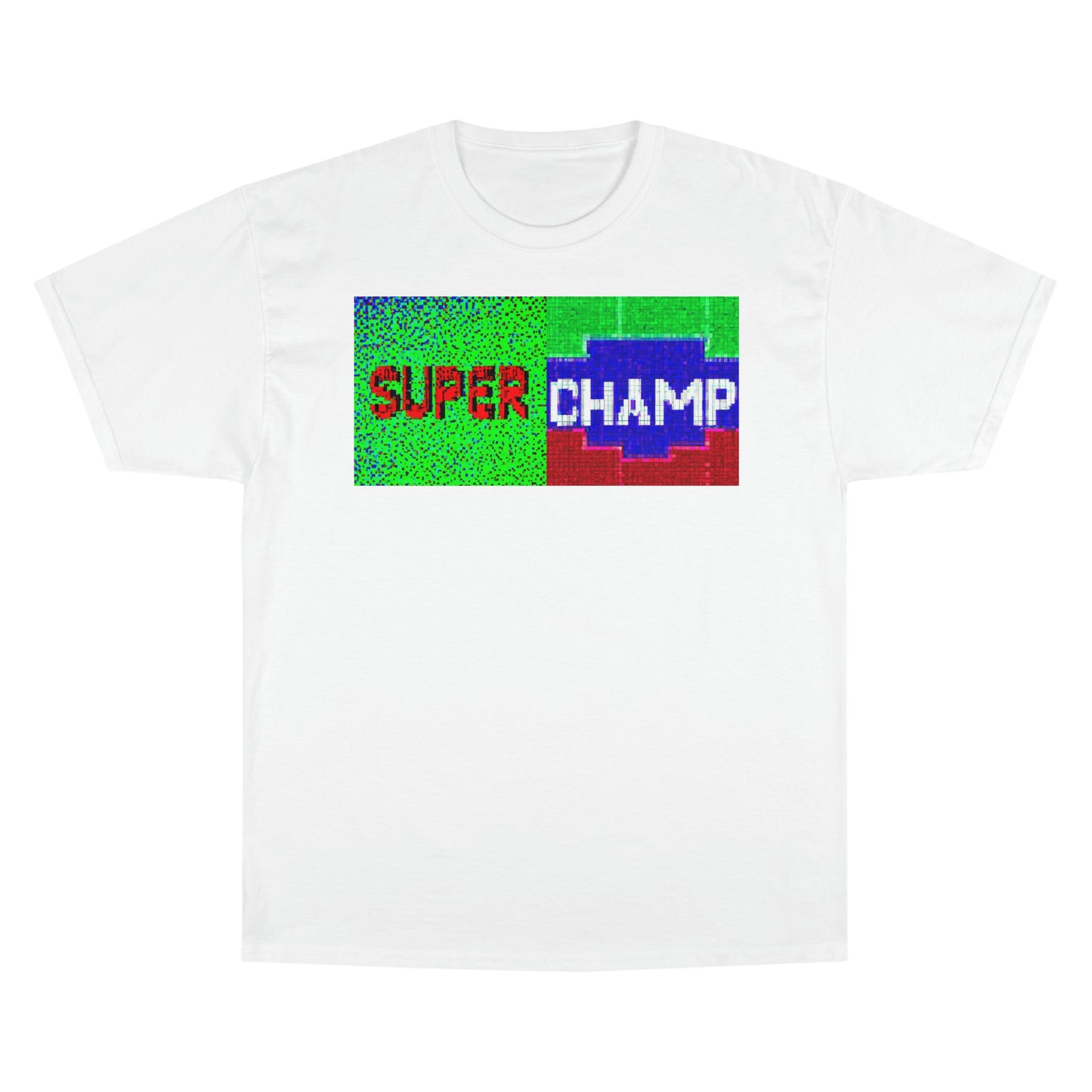 SUPER CHAMP (Alt Logo 2) - AI Art - Champion T-Shirt