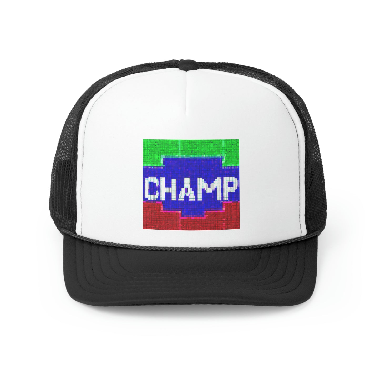 CHAMP (Alt Logo 4 Pixel) - AI Art - Trucker Hats