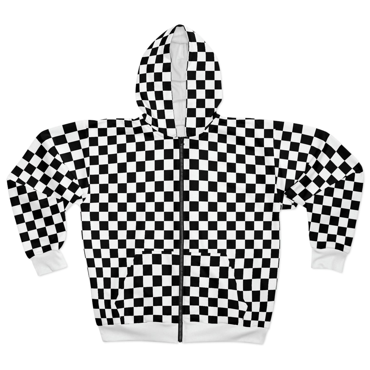 Checkered Flag - Zip Hoodie