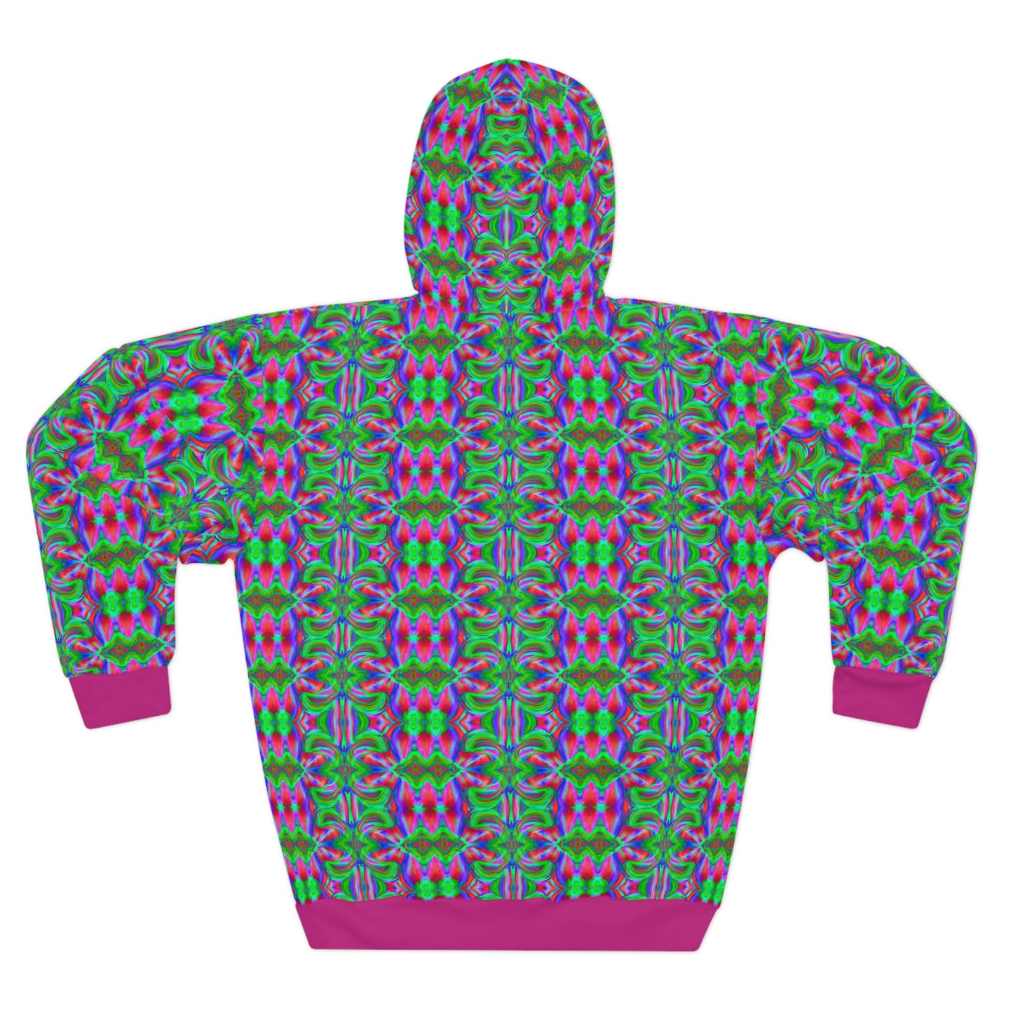 Hyperwave Tie-Dye 6 - AI Art - Pullover Hoodie