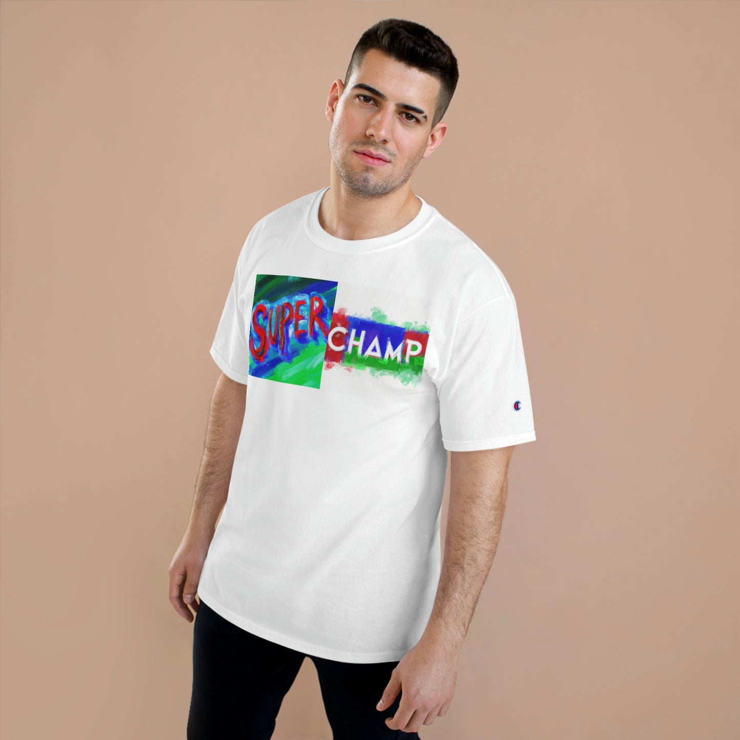 SUPER CHAMP (Main Logo) - AI Art - Champion T-Shirt