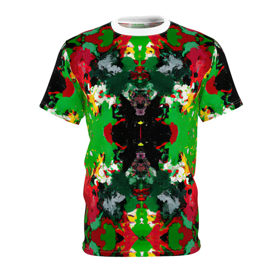 Rasta Kaleidescope 2 - AI Art - T-Shirt