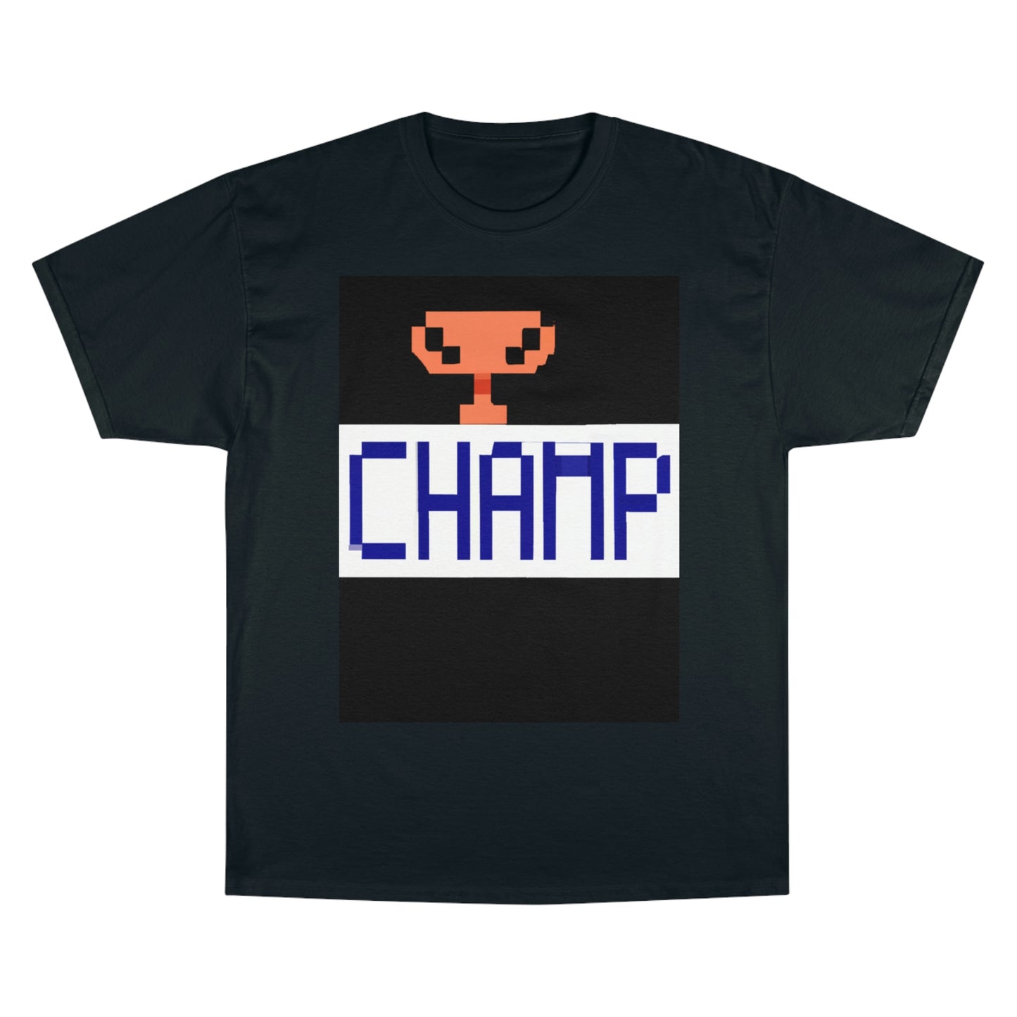 CHAMP Trophy Logo (Pixel) - AI Art - Champion T-Shirt