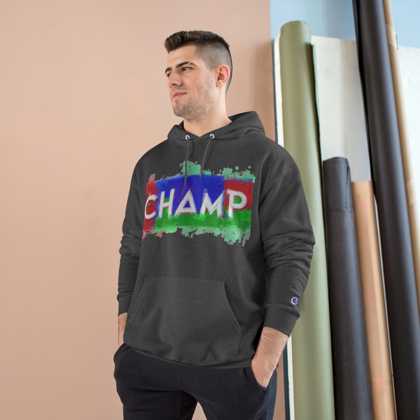 CHAMP 1 (SuperChamp logo) - Champion Hoodie