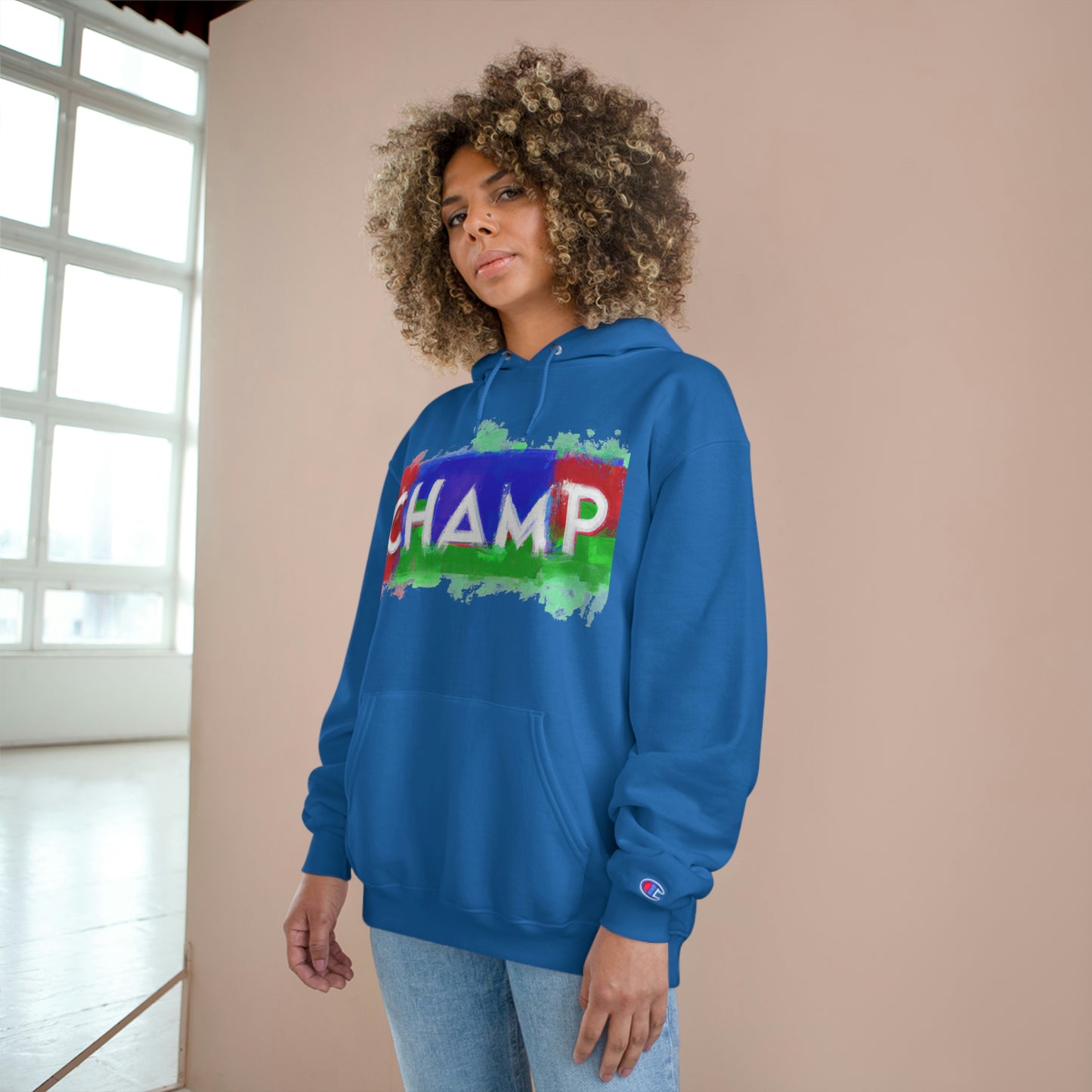 CHAMP 1 (SuperChamp logo) - Champion Hoodie