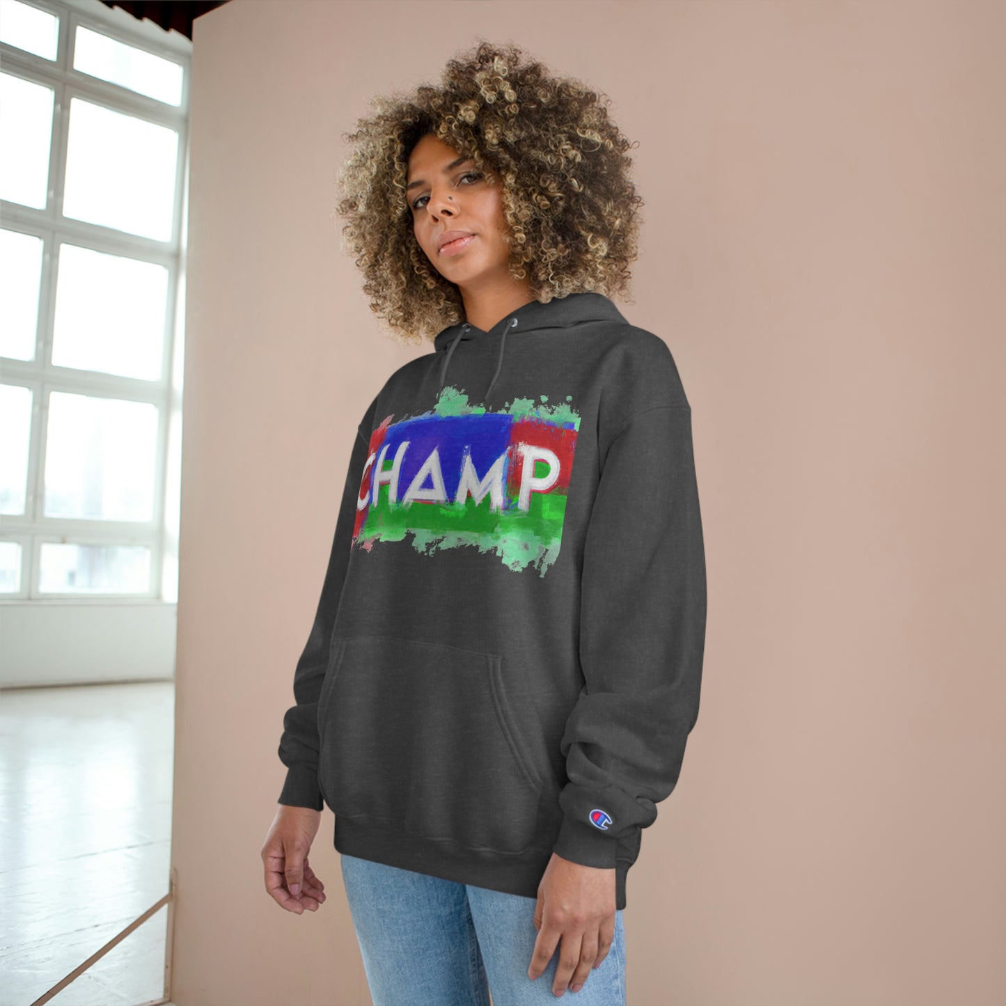 CHAMP 1 (SuperChamp logo) - Champion Hoodie