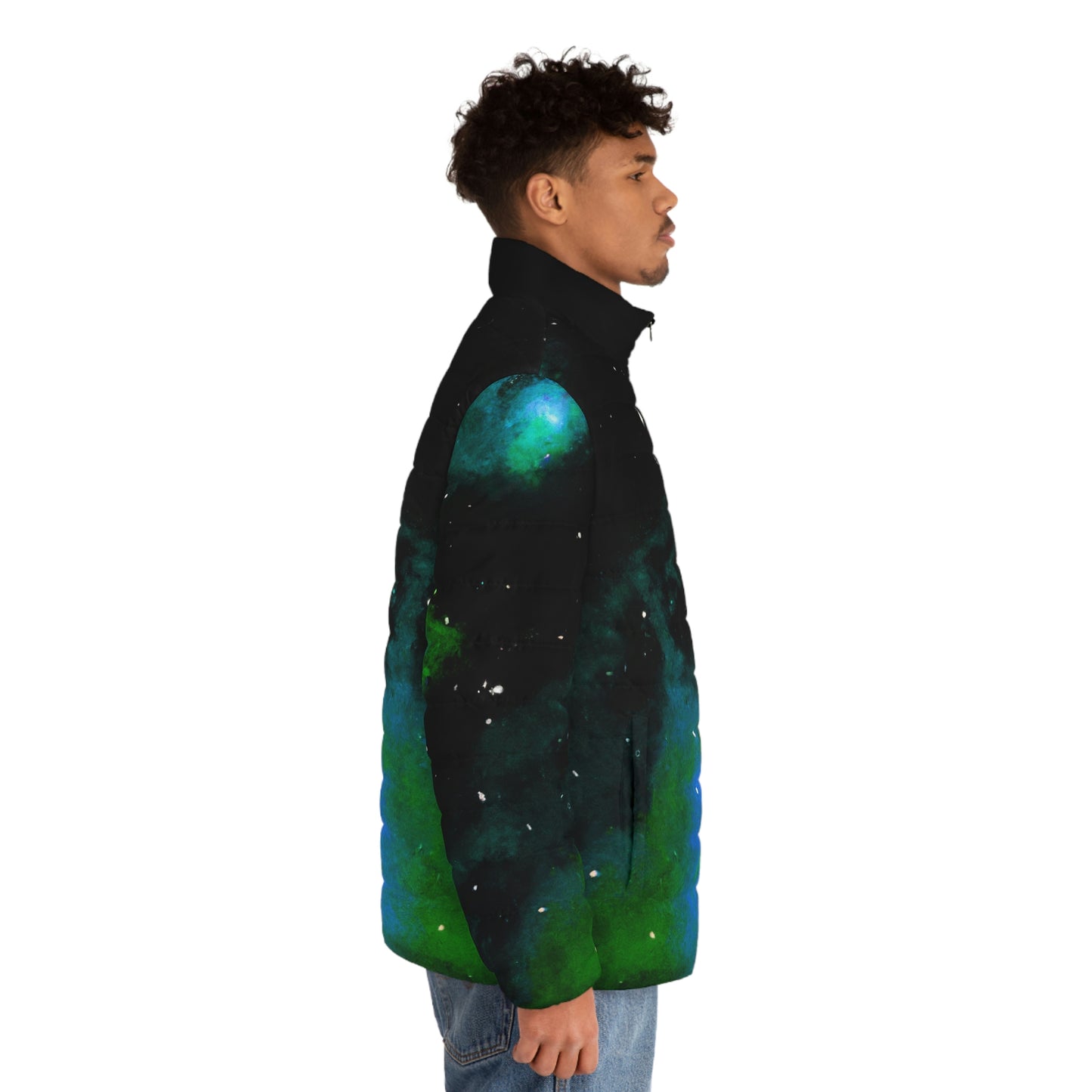 Nebula 3 Spaceballer Jacket - AI Art - Men's Puffer Jacket